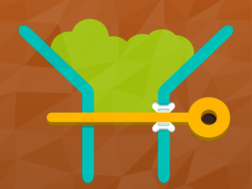 Colored Water and Pin